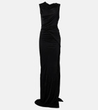 Rick Owens Lilies Shailee ruched gown