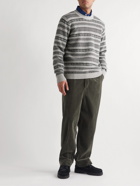 Universal Works - Fair Isle Wool-Blend Sweater - Gray