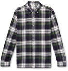 Alex Mill - Button-Down Collar Checked Cotton-Flannel Shirt - Green