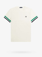 Fred Perry T Shirt White   Mens