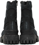 Balenciaga Black Combat Strike Boots