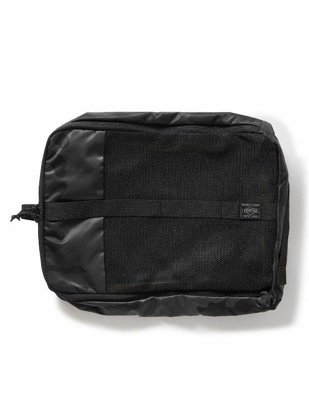 Photo: Porter-Yoshida and Co - Effect Large Mesh-Trimmed Camouflage-Print Shell Pouch