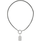 Martine Ali Silver Ty Chain Necklace
