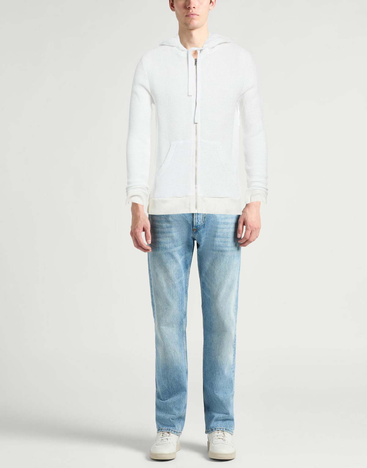 Crossley Mens Sweatshirt in White