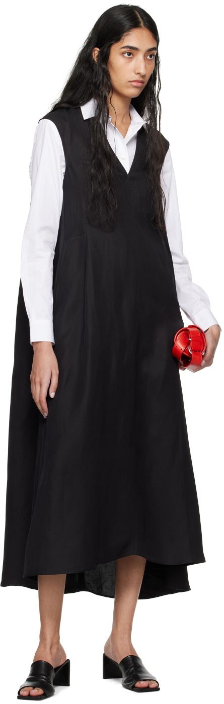 Studio Nicholson Black Beck Maxi Dress