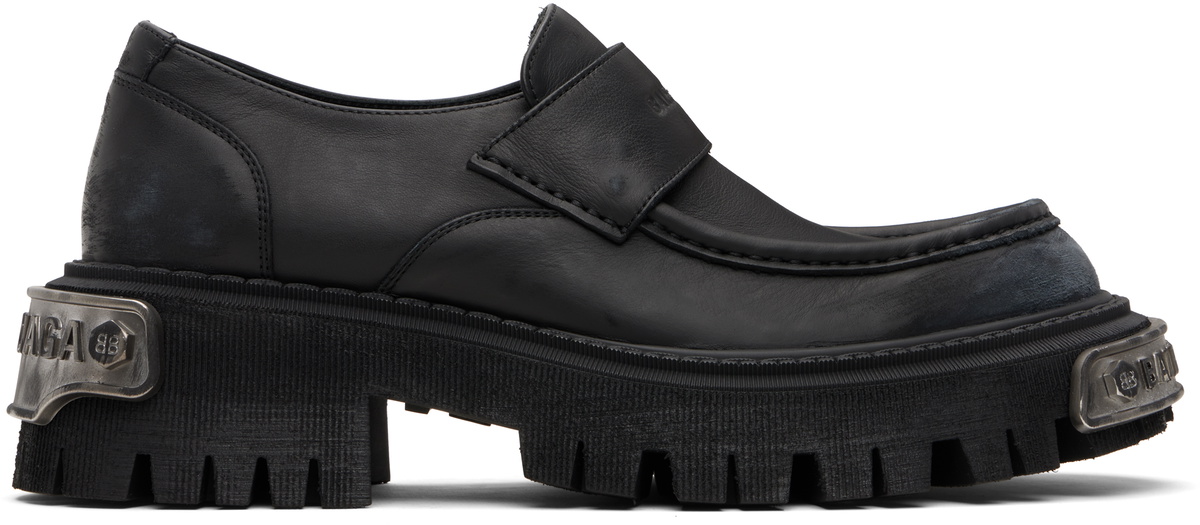 Balenciaga - Romeo Collapsible-Heel Patent-Leather Loafers