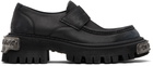 Balenciaga Black Tractor Loafers