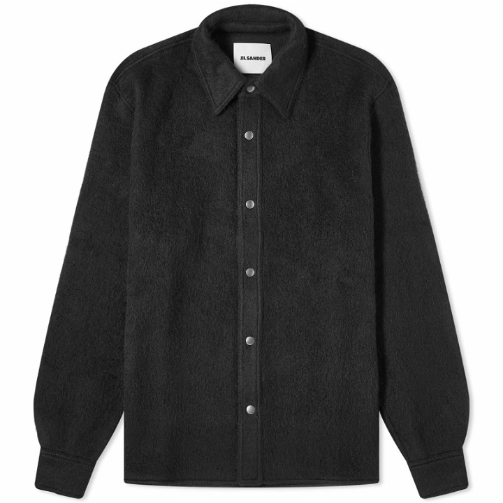 Photo: Jil Sander Men's Wool Mohair Overshirt in Black