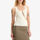SIR. Women's Chiara Beaded Tank Top in Ivory