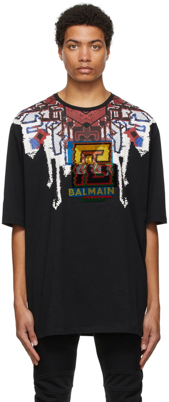 Photo: Balmain Black Logo T-Shirt