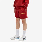 Late Checkout Men's Logo Shorts in Red