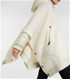 Moncler Grenoble Wool-blend cape