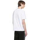 Neil Barrett White Flower T-Shirt