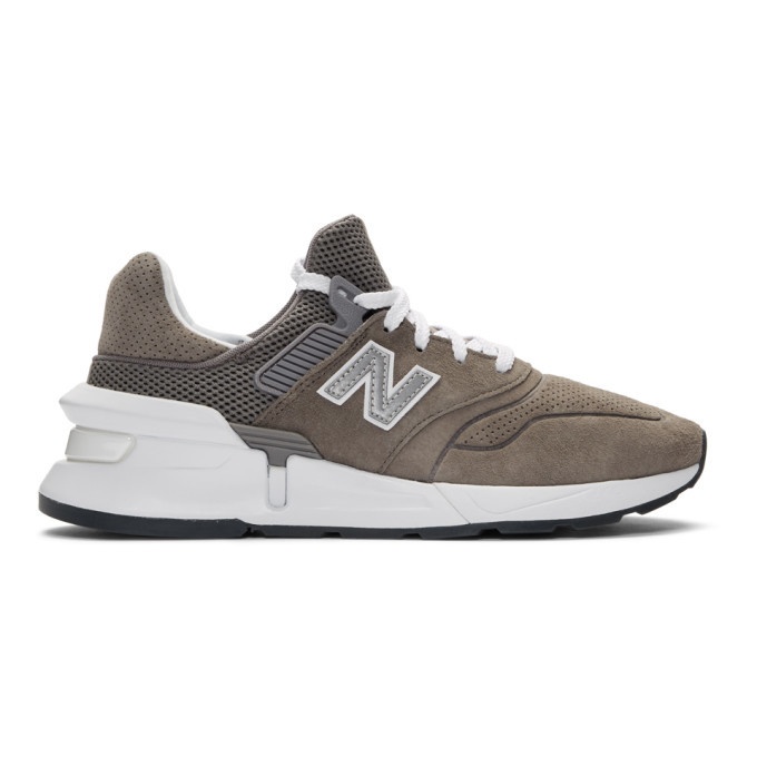 Photo: Comme des Garcons Homme Grey New Balance Edition MS997 Sneakers