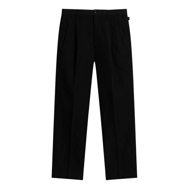 Photo: Kaptain Sunshine Men's Wool Gabardine Chino Trousers in Navy