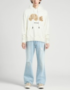 Palm Angels Mens Sweatshirt in Off white