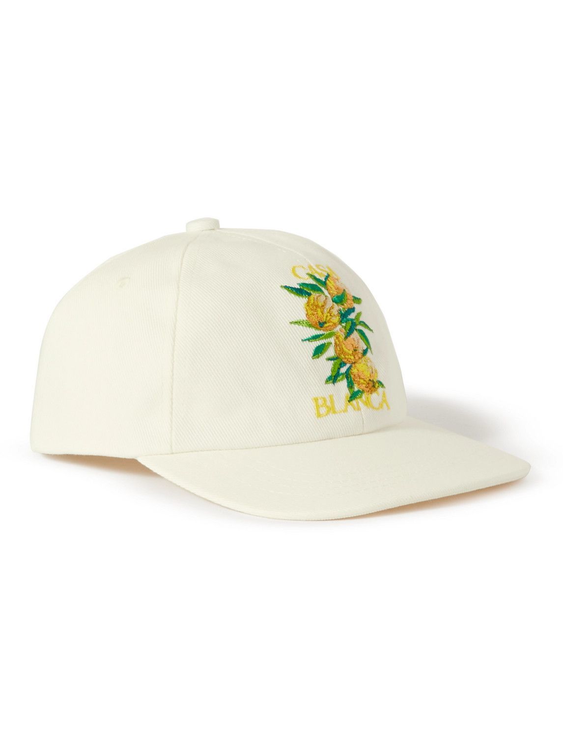 Casablanca キャップ Casablanca - Embroidered Cotton-Twill Baseball Cap Casablanca