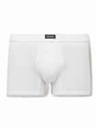 Zegna - Stretch-Modal Boxer Briefs - White