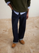Grenson - Nate Suede Penny Loafers - Brown