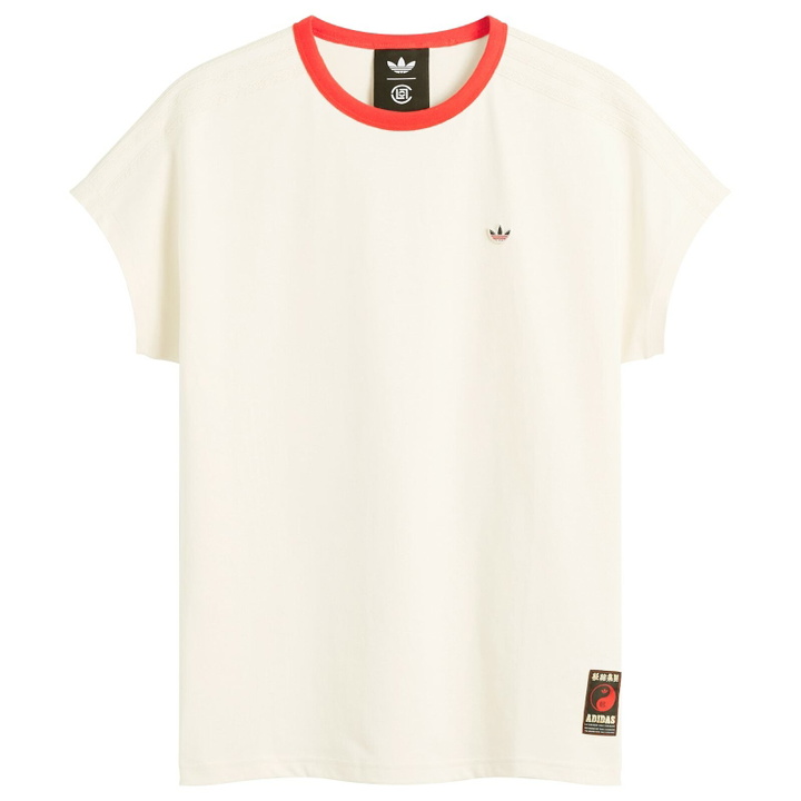 Photo: Adidas Men's x CLOT Dolmn T-Shirt in Wonder White