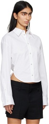 Wooyoungmi White Waist Strap Shirt