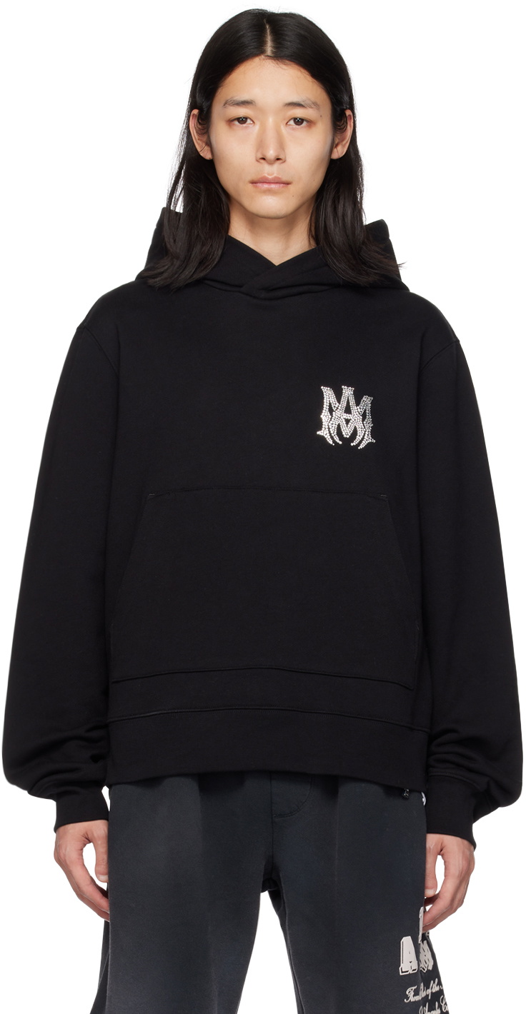 AMIRI Black Embellished Hoodie