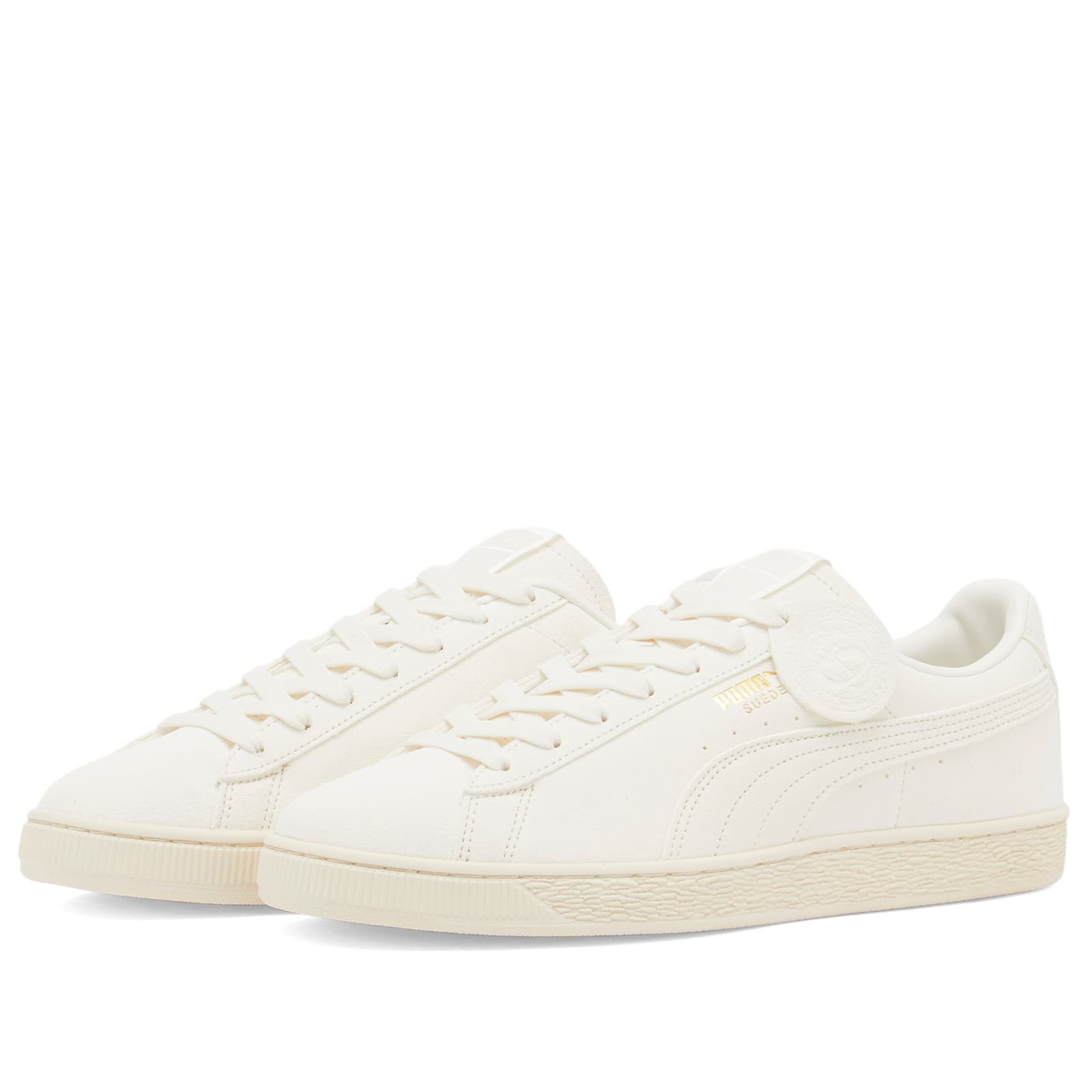 Puma CF. Stead Suede Sneaker in White