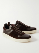 TOM FORD - Radcliffe Suede and Leather Sneakers - Brown