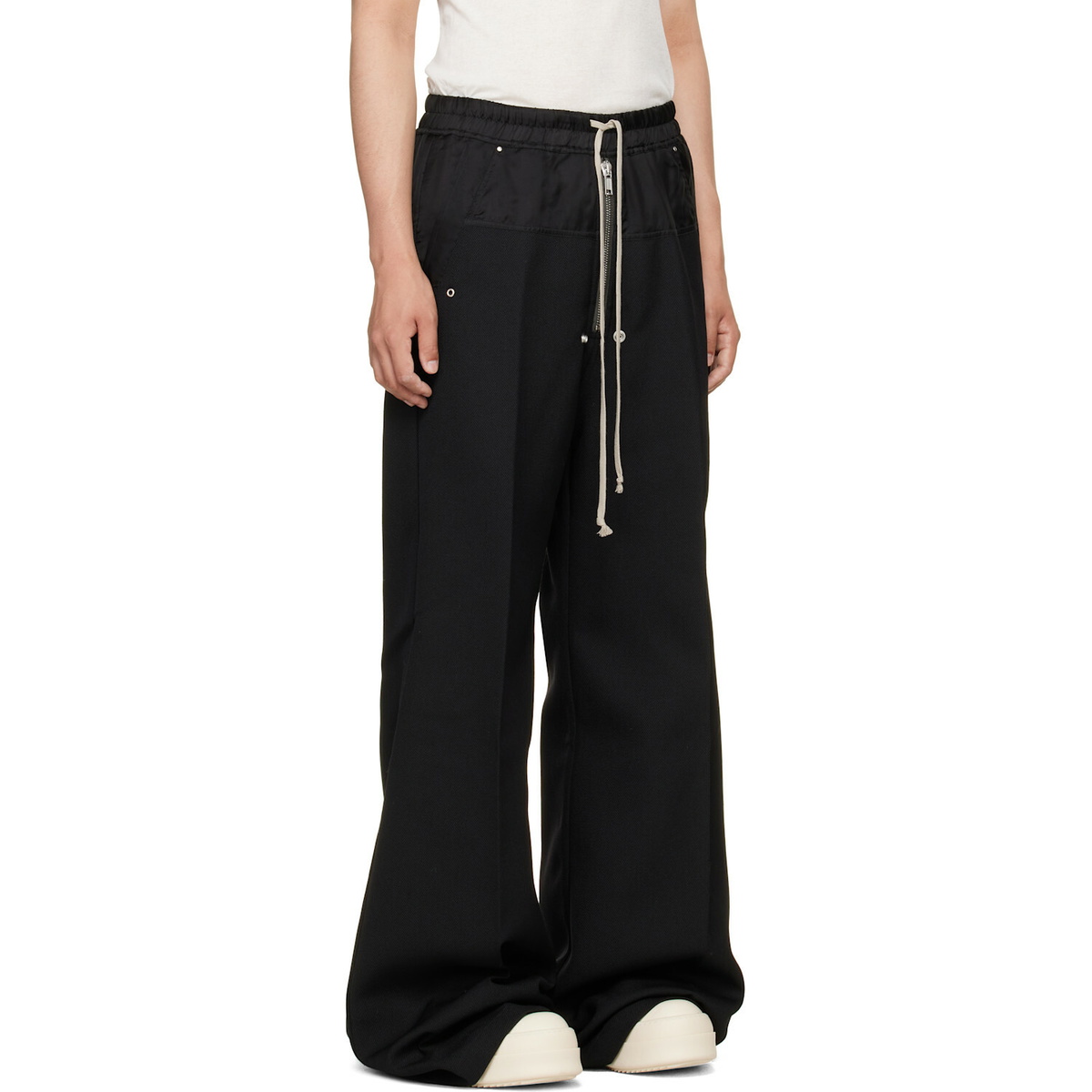 Rick Owens Black Tower Wide Bela Trousers