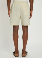 Les Deux Otto Linen-blend Shorts Ivory