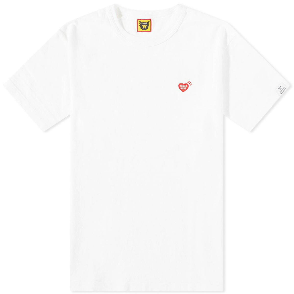 Black HUMAN MADE Heart Badge T-Shirt