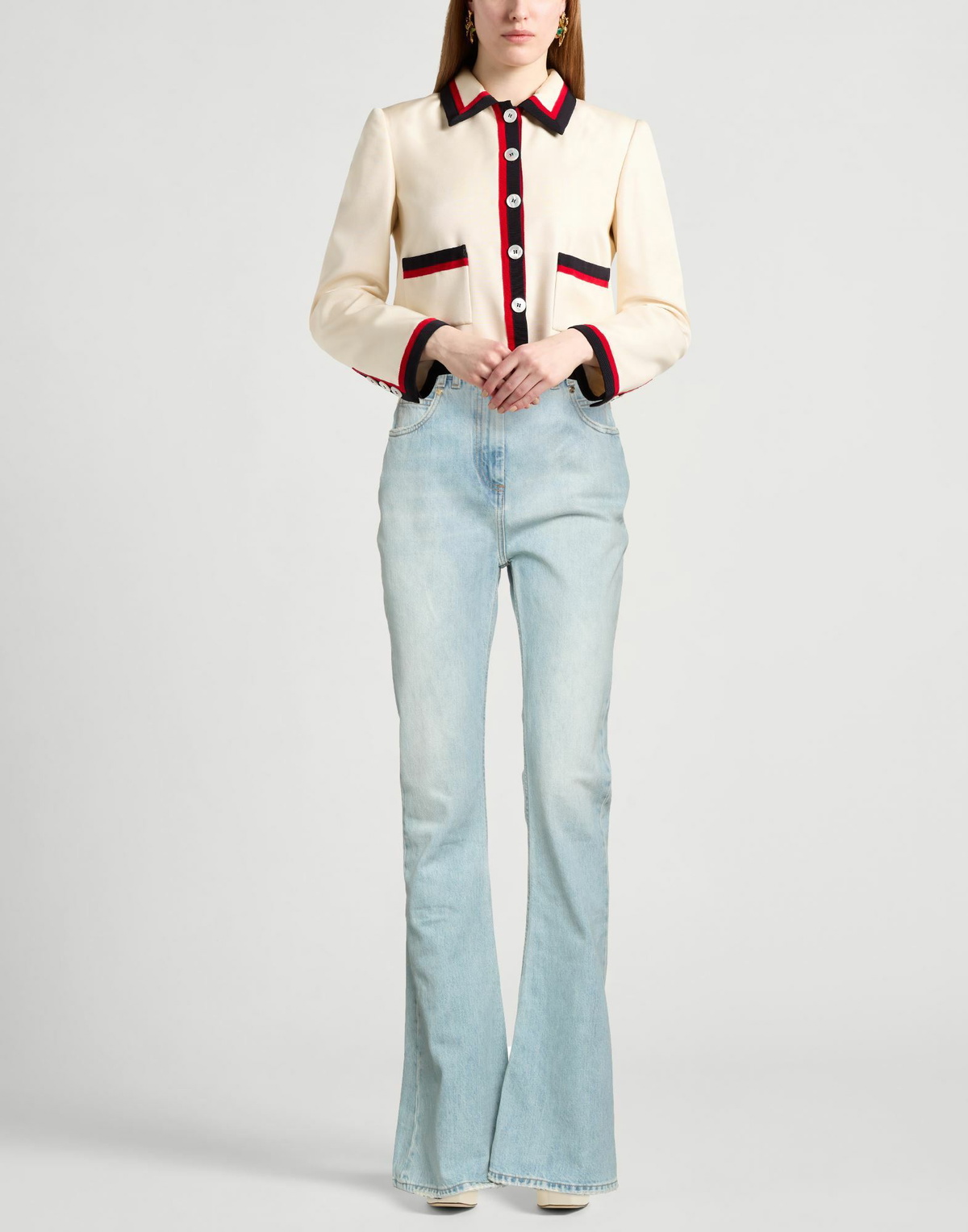 Balmain Womens Jeans in Blue