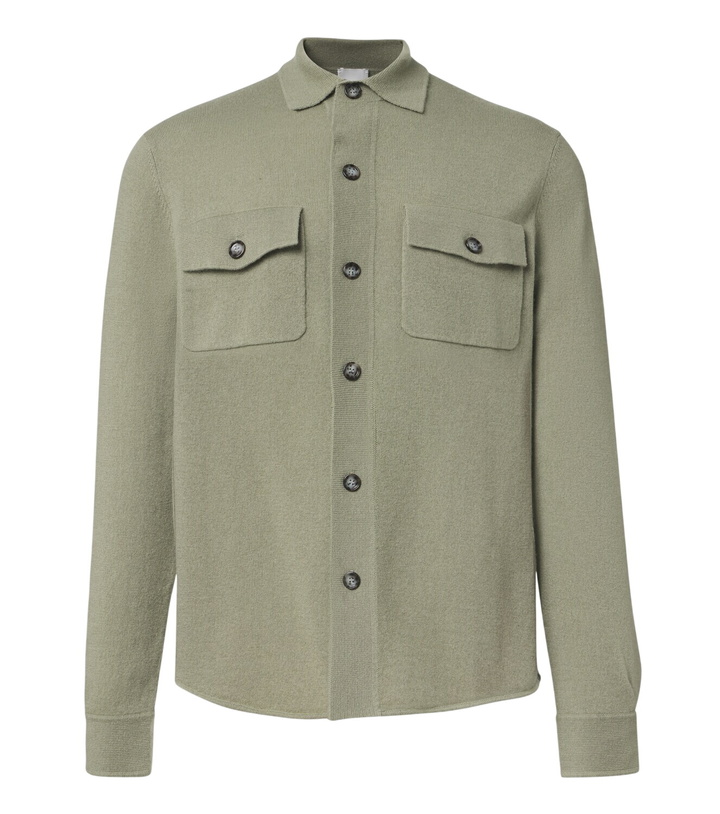 Photo: Allude Knitted wool and cashmere shirt