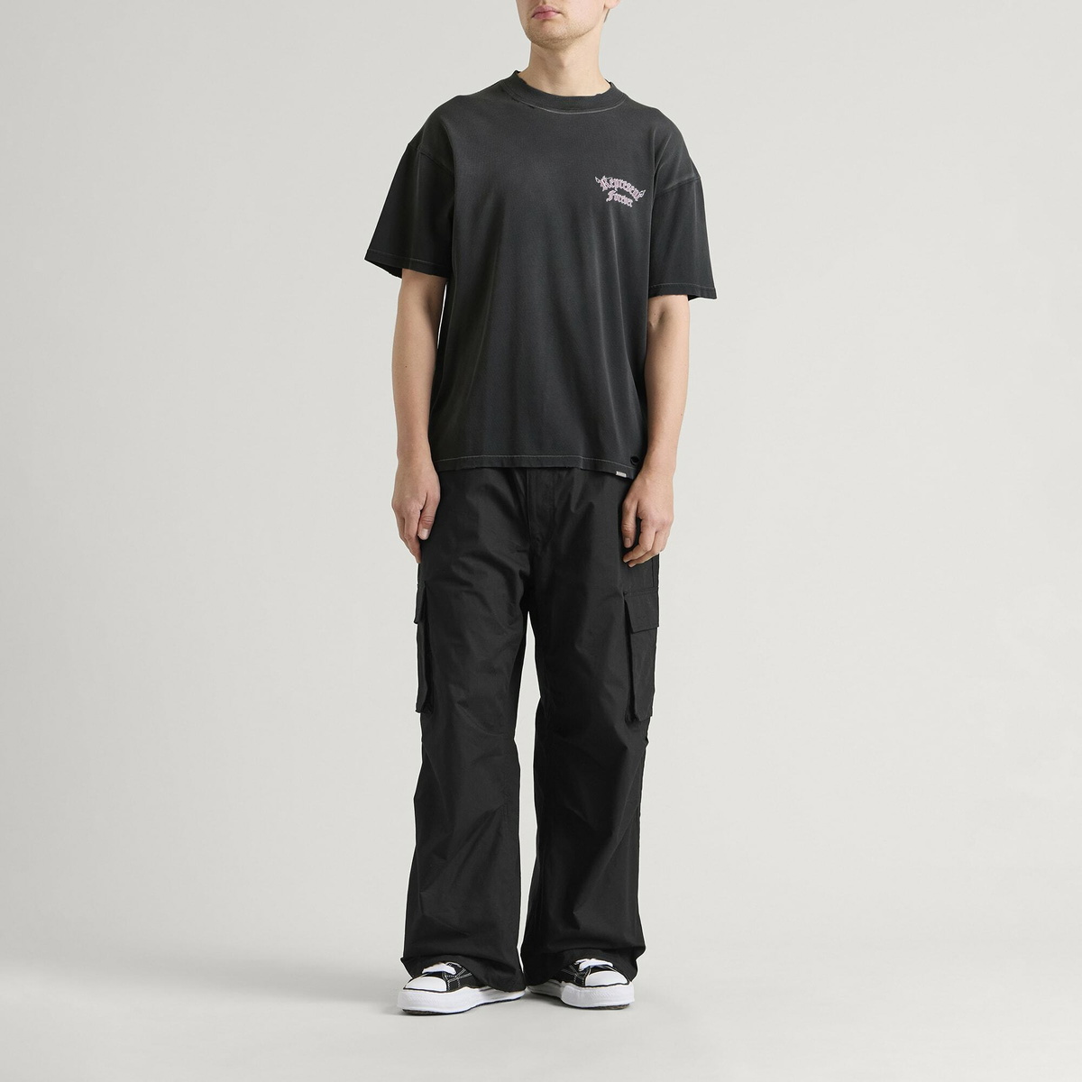 Represent Men's Duality T-Shirt in Washed Black