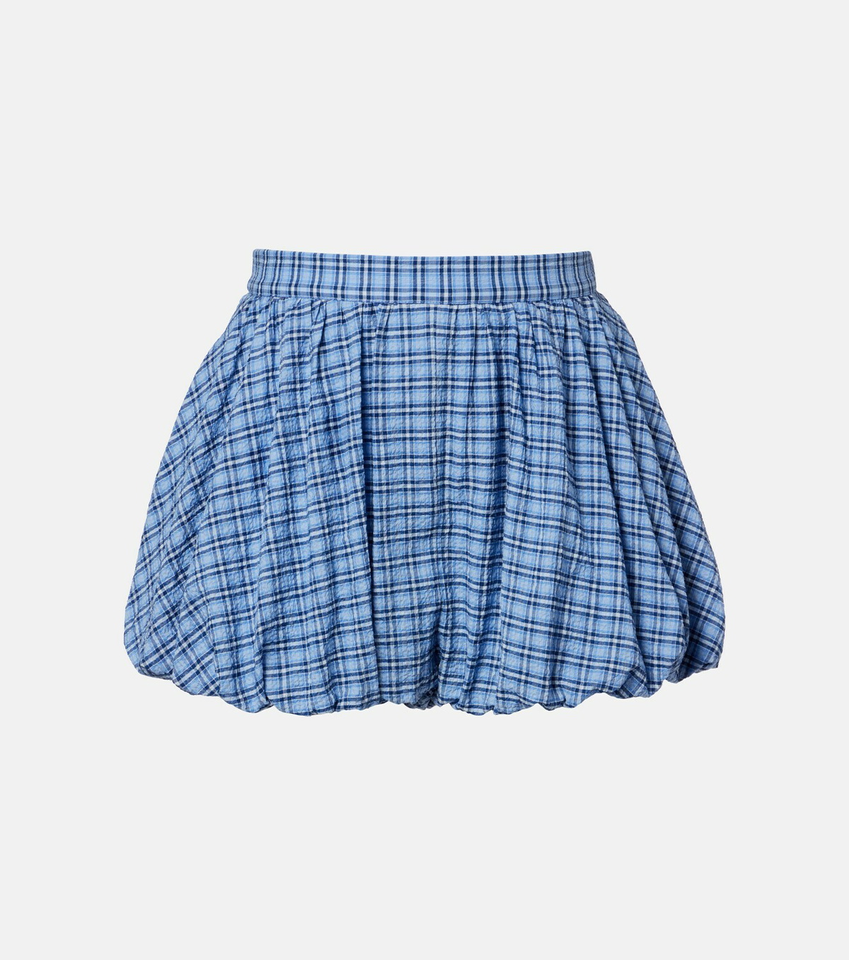Faithfull Mira checked cotton shorts