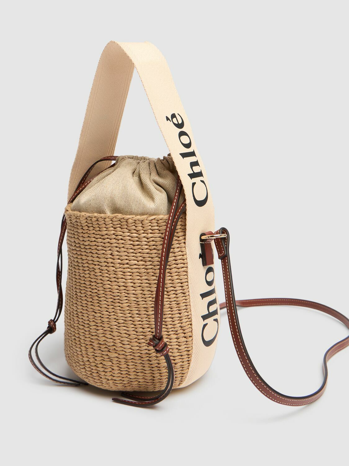 CHLOÉ Small Woody Bucket Top Handle Bag