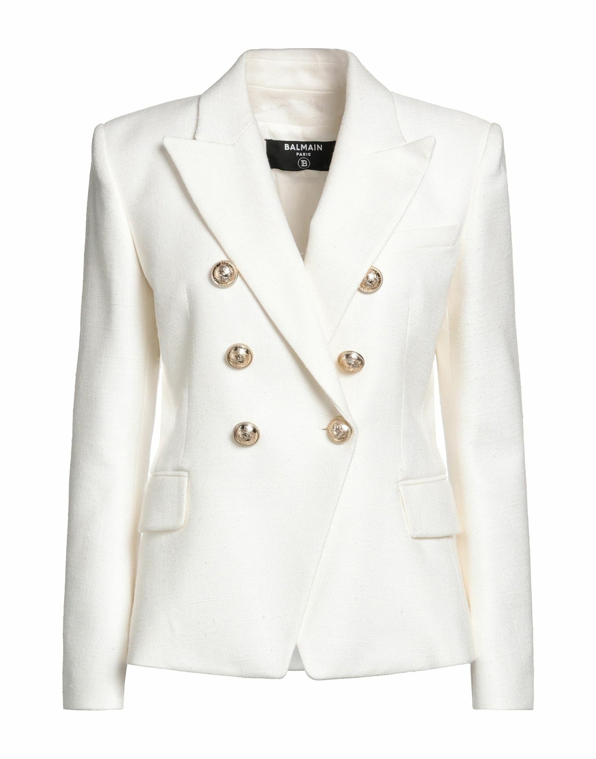 Balmain Womens Blazer in White