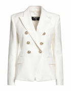 Balmain Womens Blazer in White