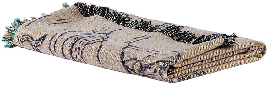 Carne Bollente Beige Dance Together Blanket Carne Bollente