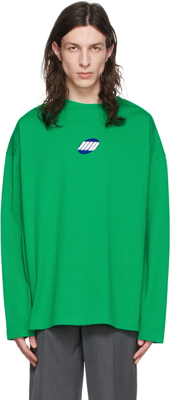 Photo: We11done Green Cotton T-Shirt