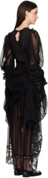 Collina Strada Black Simone Angelica Maxi Dress