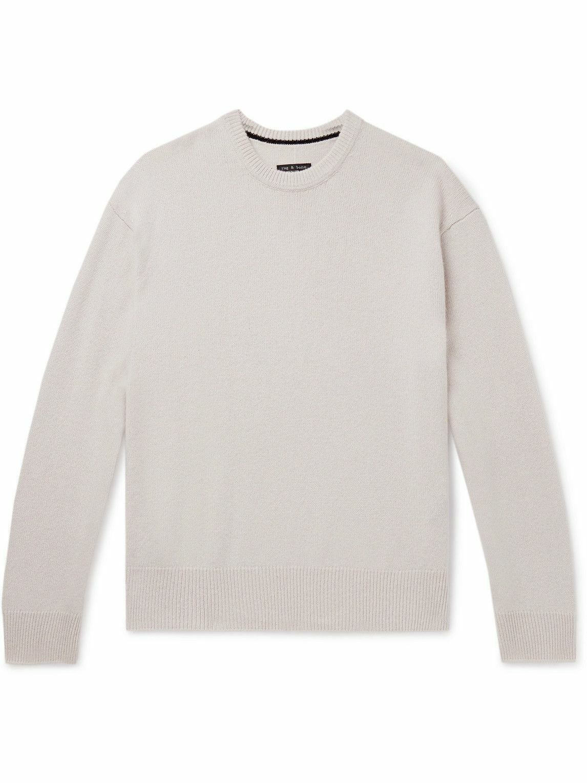 Rag & Bone - Downing Brushed-Cashmere Sweater - Neutrals