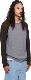 Edward Cuming Brown & Gray 'Jock In The Closet' Sweater