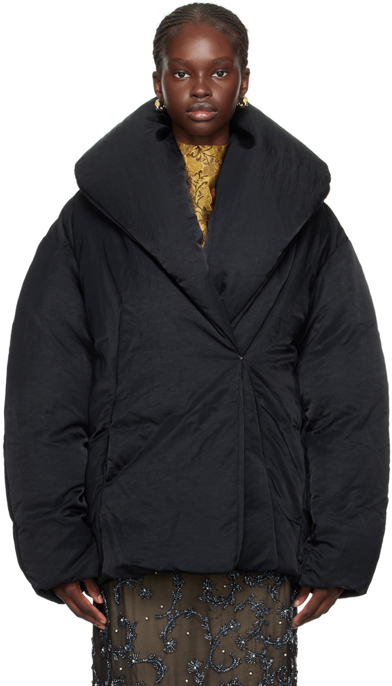 Dries Van Noten Black Shawl Collar Jacket Dries Van Noten