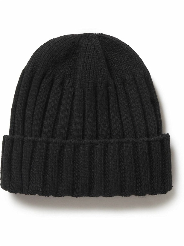Photo: Anonymous ism - Ribbed Cashmere-Blend Beanie