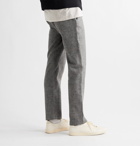DE BONNE FACTURE - Slim-Fit Wool-Tweed Suit Trousers - Gray