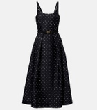 Elie Saab Polka-dot midi dress