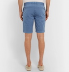 Altea - Milano Cotton-Blend Shorts - Blue