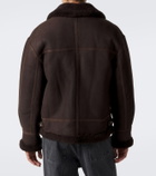 Arma Sano shearling-lined leather jacket