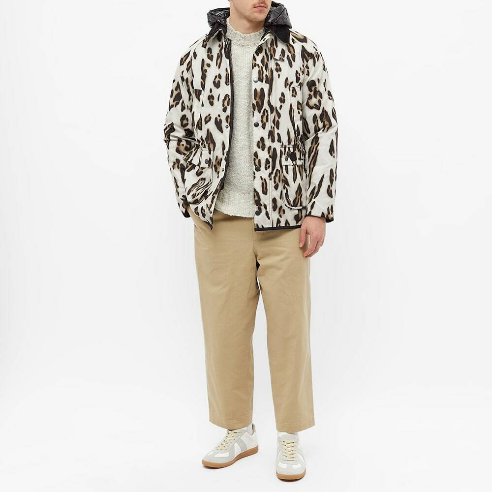 Moncler Men's Genius X Barbour Wight Animal Print Jacket in